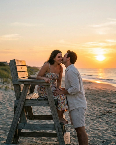 One Standing, One Sitting — вариант 2