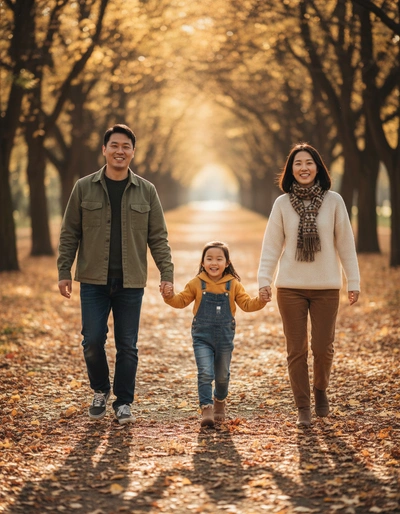 Walking Hand-in-Hand — вариант 1